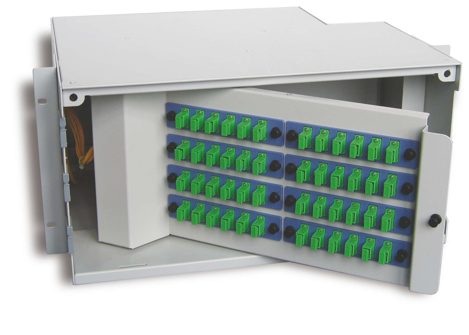 Rack mount Fiber optic distribution box 48-core