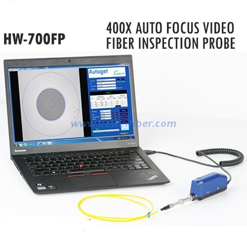400X Auto Focus Video Fiber Inspection Probe HW-700FP