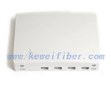 4cores FTTH wall outlets