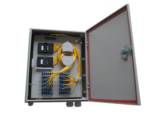 Cold rolled steel Fiber Optic Distribution Box with 1×64 PLC SC / APC