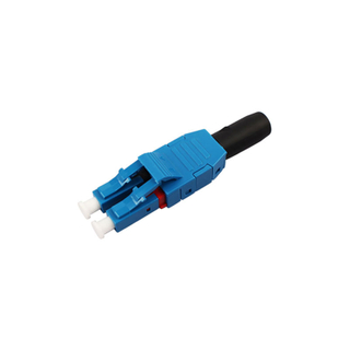Fiber connector, LC duplex, for 5.0mm