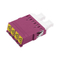 Quad LC APC Shutter Optical Fiber Adapter Singlemode Mid Coupler with PBT material 