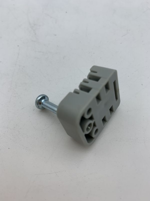 Ftth Optic Cable Clip With Concrete Nail double channel for ftth aerial cable 
