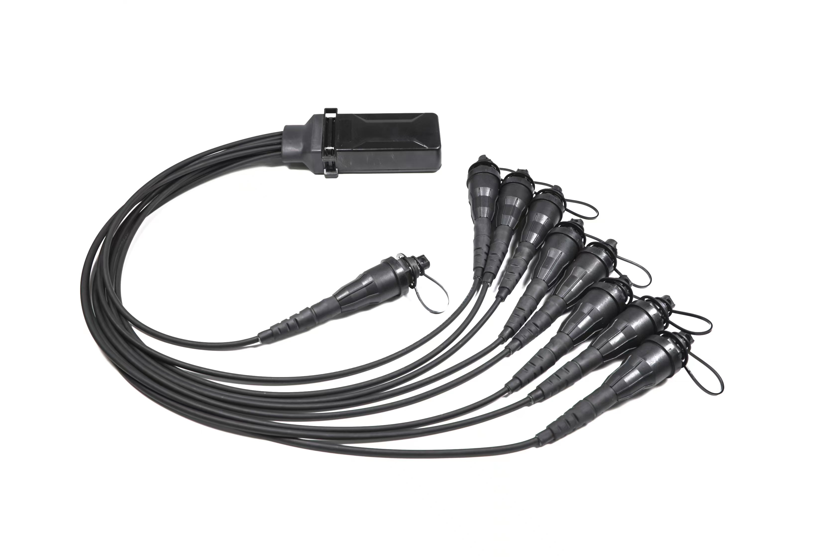 FTTH Waterproof IP67 Grade PLC splitter with H inline Female connectors SC/APC compatible Corning H Optitap