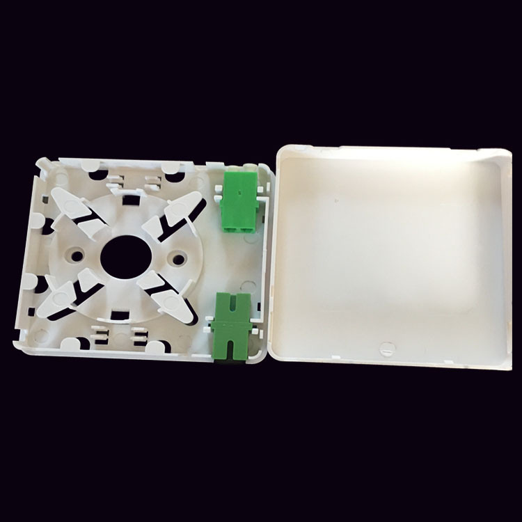 1 Port Mini Fiber Optic Cable Socket Face-plate FTTH Box SC Fiber Optic Socket Panel 