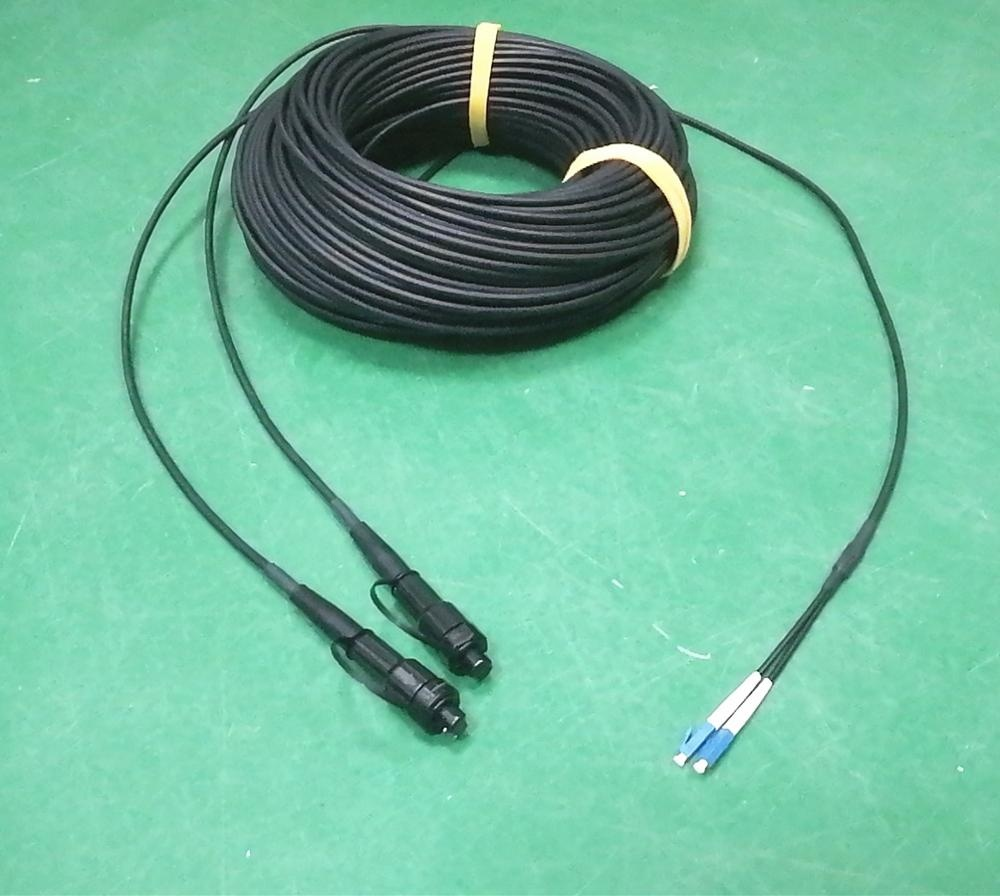 Fiber Optical OptiTap Mini SC APC patch cord 2 fiber Core Singlemode patch cord