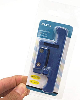 MSAT-5 Fiber Optical Cable Ribbon Stripper Miller MSAT 5 Loose Tube Buffer Mid-Span Access Tool 1.9mm to 3.0mm Replaceable Blade 