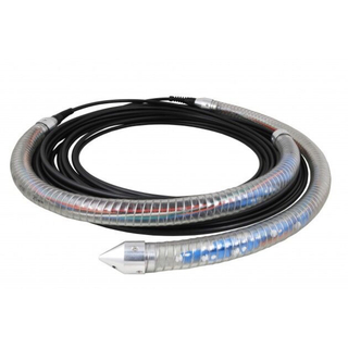 PVC steel wire hose High temperature resistance pulling eyes transparent protective tube pipe for fiber optic cable assembly