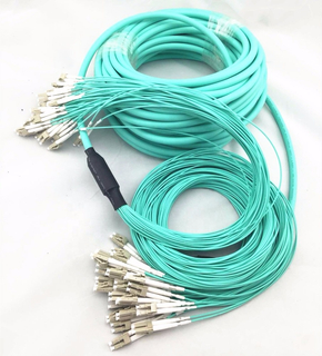 Bundle fiber optical patch cord 72 cores or 144 cores fanout patch cord