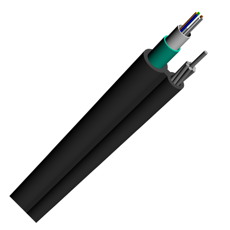 High Quality Figure8 Aerial Armored 2-24cores Fiber Optical Cable Manufacturer GYXTC8S