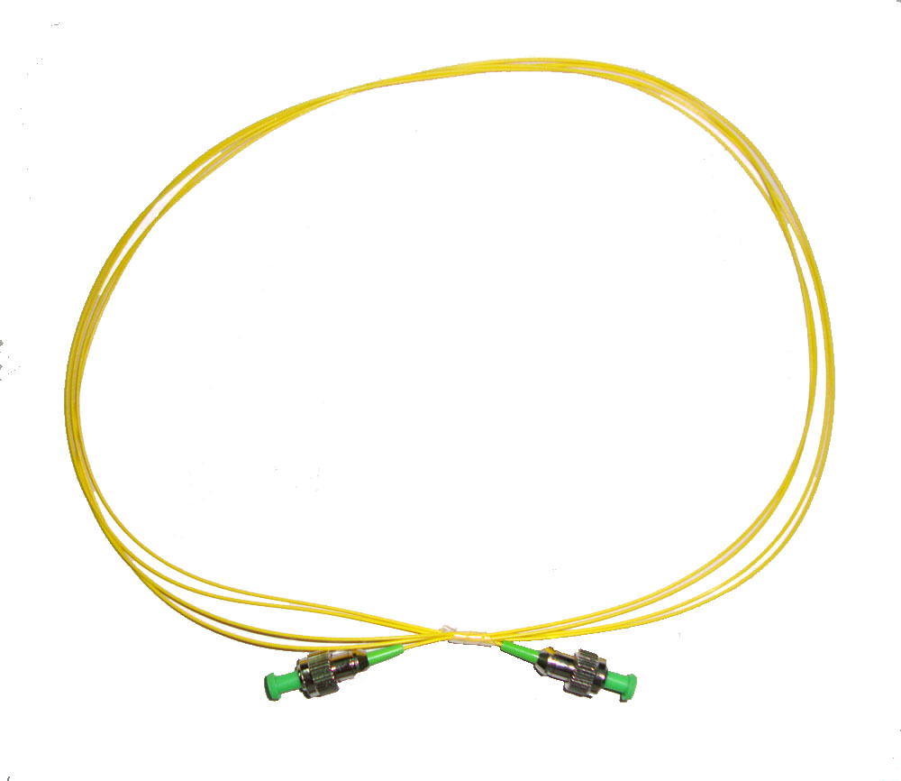 thumbnail image 2 of HJ Optronics SMF-28 Fiber Jumper 2.0mm 1.0m FC/APC To FC/UPC Patch Cord 2 of 3