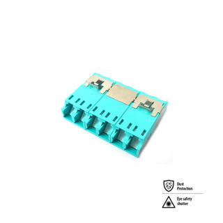 LC 6 port Dust shutter Adapter V2 high density 
