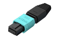 MPO flat fiber optic cable connector kit 