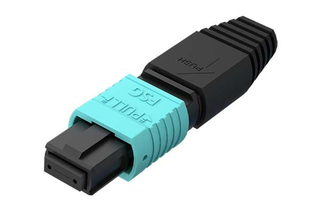 MPO flat fiber optic cable connector kit 