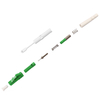 Pushable/Pullable Bullet Through Walls or Duct Fiber Optic Drop Patch Cord