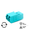 LC OM3 OM4 Duplex polarity switchable Adapter