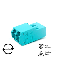 LC OM3 OM4 Duplex polarity switchable Adapter