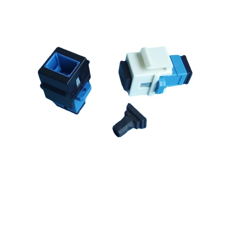 5-Pack LC Duplex Multimode Fiber Keystone Jack In Ivory - Foto 4