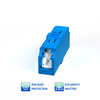 LC simplex dust shutter adapter
