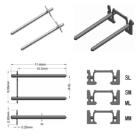 Mpo guide pin 12F/24F/36F/48F SUS (0.25mm)