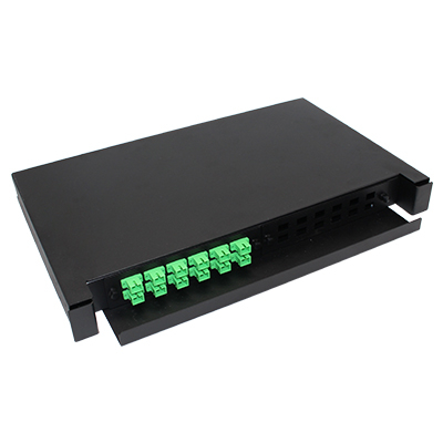 Rack mounted fiber optic patch panel 12 port 24 port optical ...