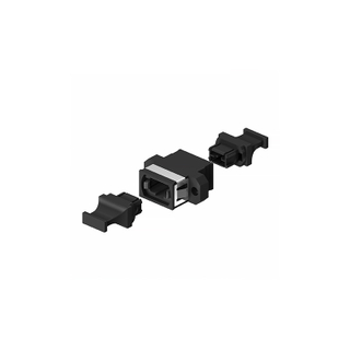 MPO adapter coupler 12fibers flangeless and with flange