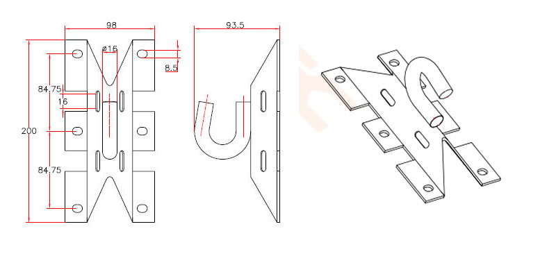 hot-dip-galvanized-steel-anchor-hook-bracket-for-cable-line-hardware-dead-end-system-3