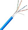 CAT5e Solid FTP Ethernet Cable, 24AWG Shielded Copper Lan network cable
