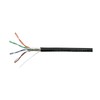 Cat5e Ethernet Solid Bulk Cable,1000ft, UTP, 24AWG, Black